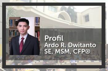 Profil  Ardo R. Dwitanto  SE, MSM, CFP®